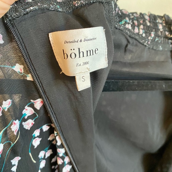 Long Sleeve Floral Midi Dress - Picture 4 of 5